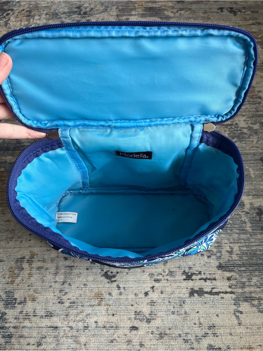 Travel Beauty BUNDLE with Navy Floral Cosmetic Case over $70 value - Picture 3 of 3